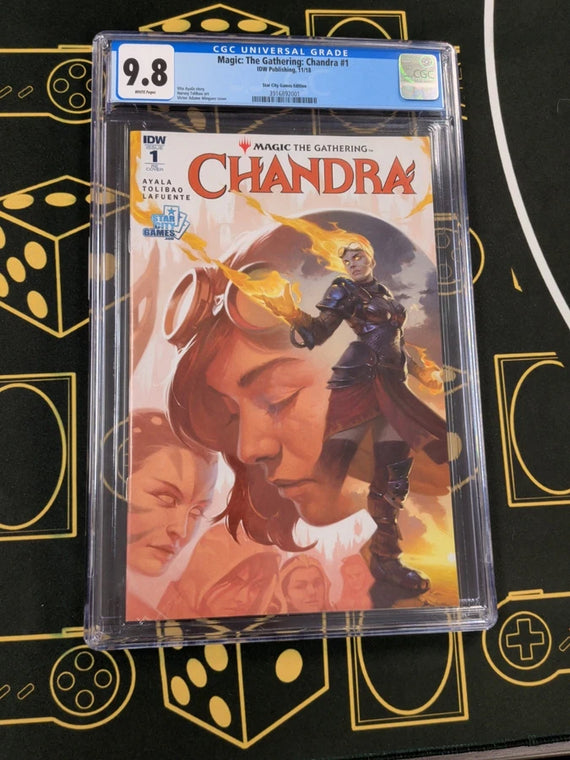Magic: The Gathering: Chandra #1 (CGC 9.8) RARE! Minguez Variant at Black Sheep Game Lounge
