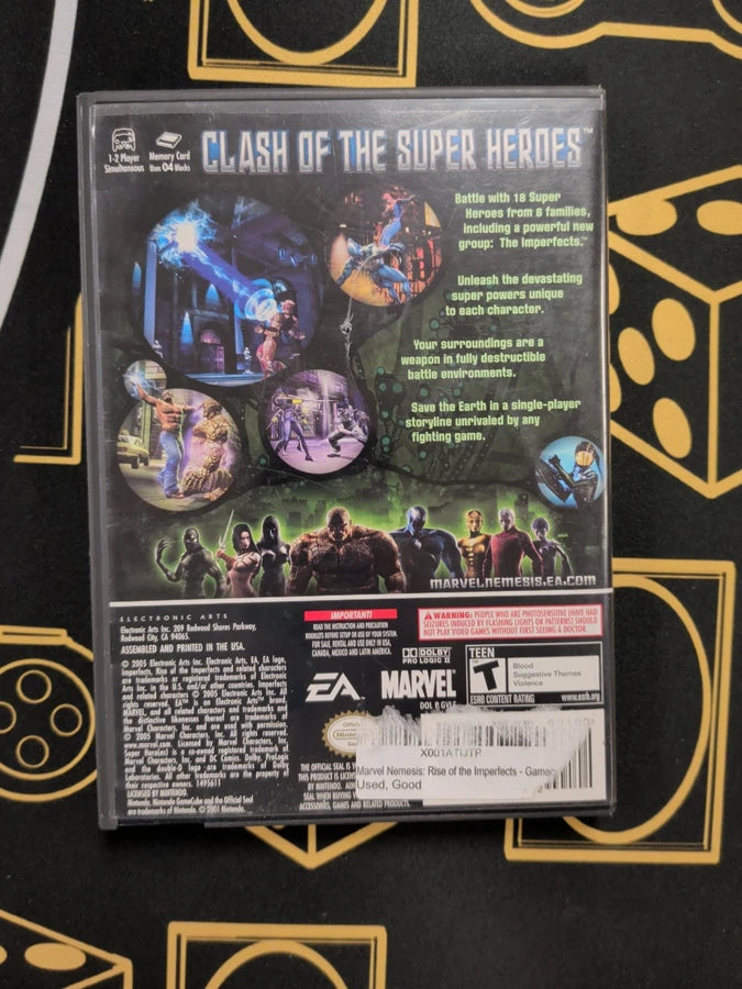 Additional view of Marvel Nemesis: Rise of the Imperfects (Nintendo GameCube, 2005) at Black Sheep Game Lounge