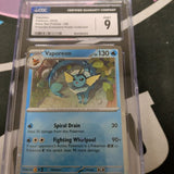 CGC Mint9 Vaporeon - 168 (Cosmos Holo) 168 Sv: Scarlet & Violet Promo Cards Holo