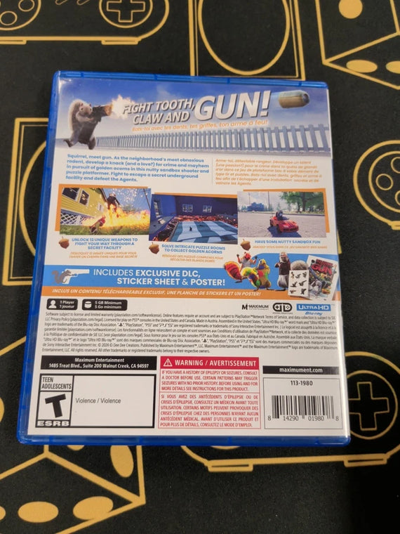 Additional view of Squirrel With A Gun - Sony PlayStation 5 at Black Sheep Game Lounge