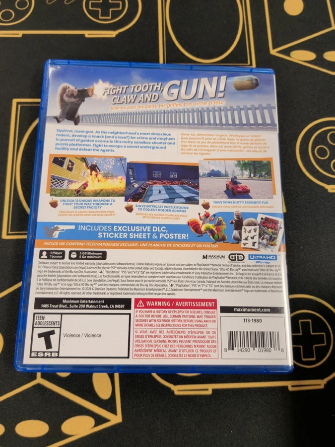Additional view of Squirrel With A Gun - Sony PlayStation 5 at Black Sheep Game Lounge