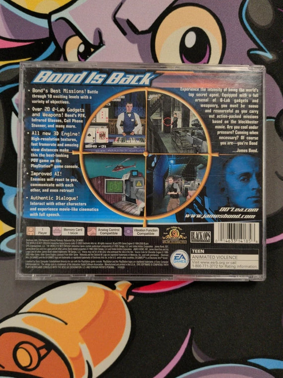 Additional view of World Is Not Enough - Sony PlayStation 1 at Black Sheep Game Lounge