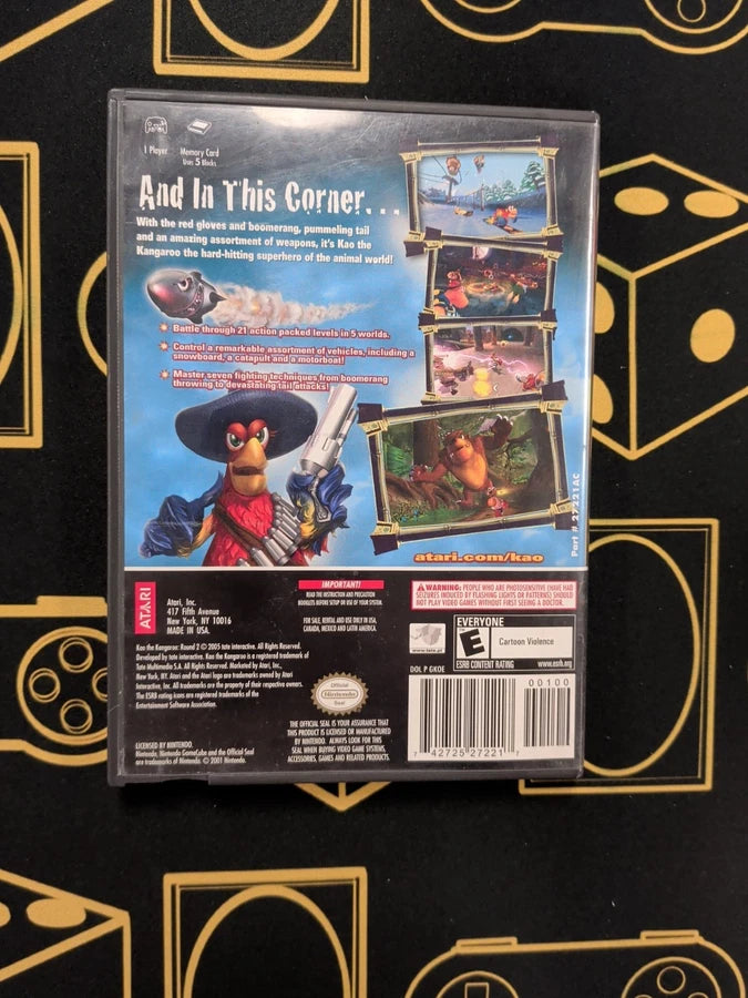 Additional view of Kao the Kangaroo: Round 2 (Nintendo GameCube, 2006) at Black Sheep Game Lounge
