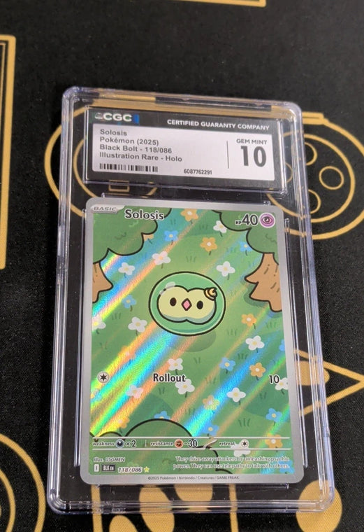 Additional view of Solosis 118/086 Sv: Black Bolt Holo at Black Sheep Game Lounge