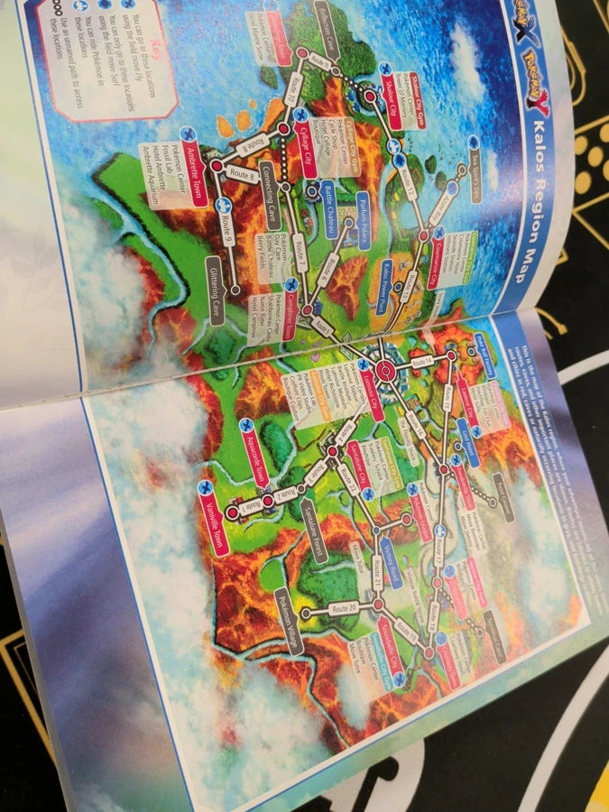 Additional view of Pokemon X and Pokemon Y : The Official Kalos Region Guidebook by Pokémon Company at Black Sheep Game Lounge