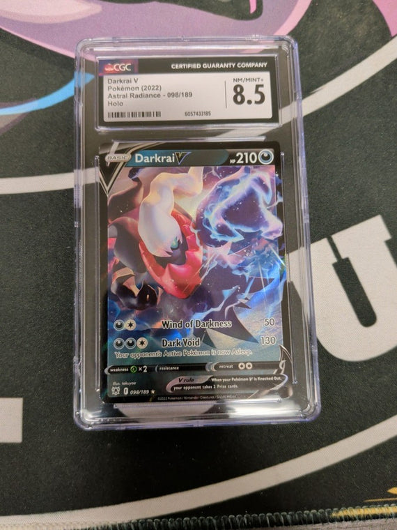 CGC 8.5 - Pokémon (2022) EN Astral Radiance - Darkrai V #098/189 at Black Sheep Game Lounge