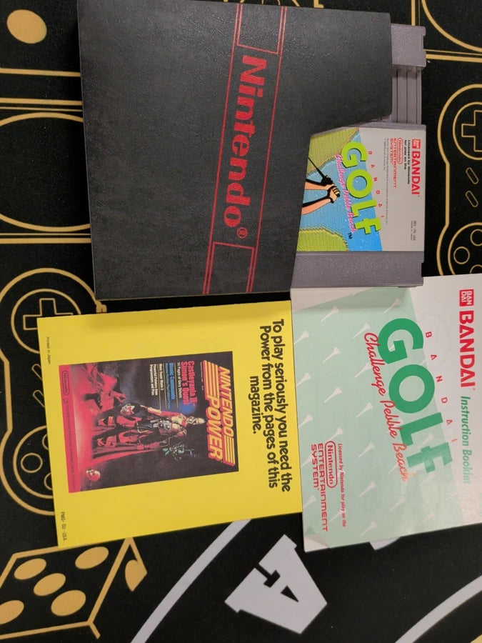 Additional view of Bandai Golf: Challenge Pebble Beach (Nintendo Entertainment System, 1989) CIB at Black Sheep Game Lounge
