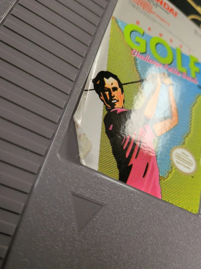 Additional view of Bandai Golf: Challenge Pebble Beach (Nintendo Entertainment System, 1989) CIB at Black Sheep Game Lounge