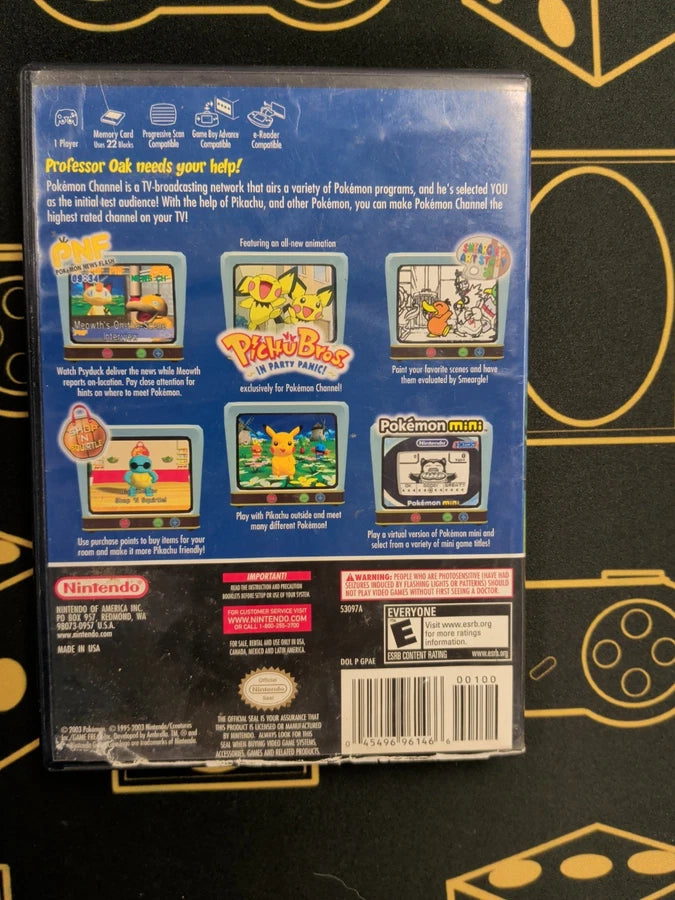 Additional view of Pokémon Channel (Nintendo GameCube, 2003) at Black Sheep Game Lounge