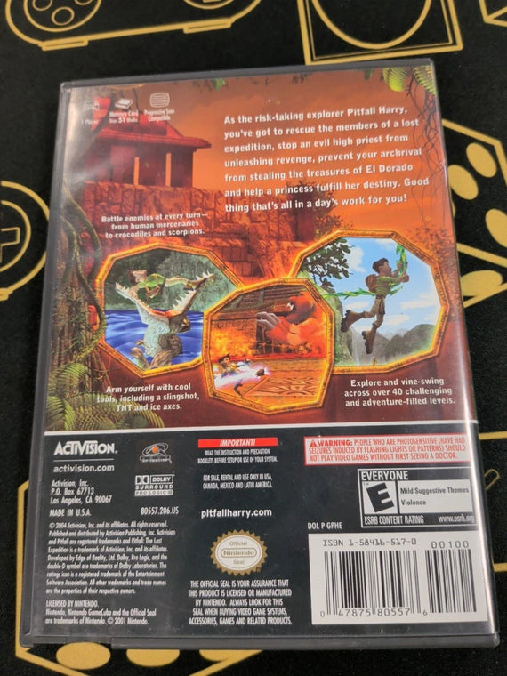 Additional view of Pitfall - Nintendo GameCube at Black Sheep Game Lounge