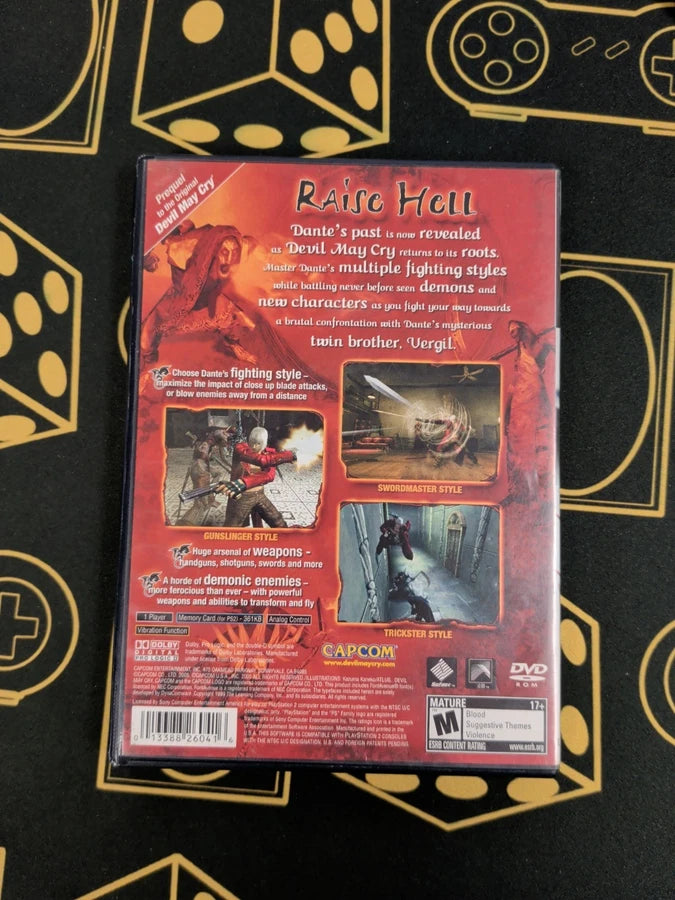 Additional view of Devil May Cry 3: Dante's Awakening (Sony PlayStation 2, 2005) at Black Sheep Game Lounge