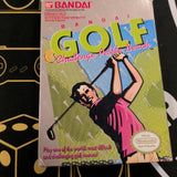 Bandai Golf: Challenge Pebble Beach (Nintendo Entertainment System, 1989) CIB