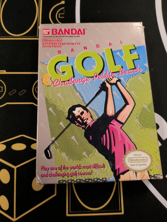 Bandai Golf: Challenge Pebble Beach (Nintendo Entertainment System, 1989) CIB at Black Sheep Game Lounge