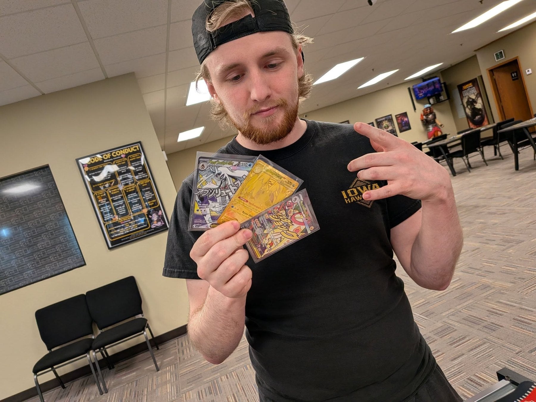 Deck building at Black Sheep Game Lounge